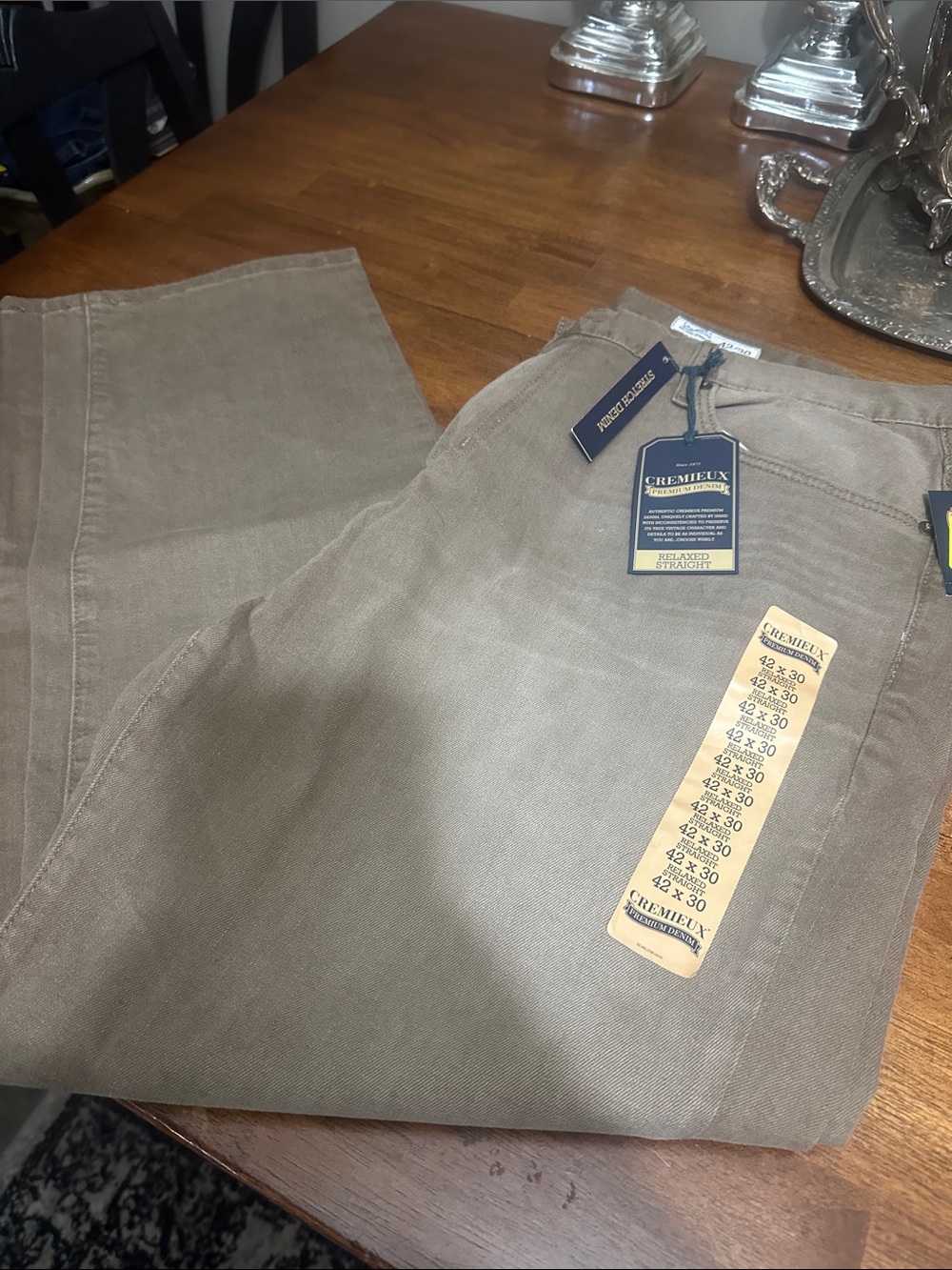 Daniel Cremieux Men's Chinos in Taupe